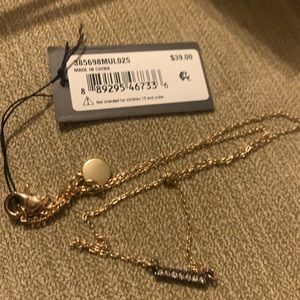 ALLSAINTS
Mini Pavé Bar Necklace, 18”